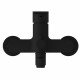 Смеситель для ванны Cersanit Brasko Black черный однорычажный с длинным изливом без лейки (64092)