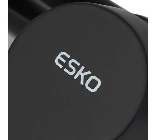 Смеситель для ванны Esko Singapore черный однорычажный с длинным изливом с лейкой (SB 31)
