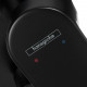 Смеситель для ванны Hansgrohe Vernis Shape черный однорычажный с коротким изливом без лейки (71450670)