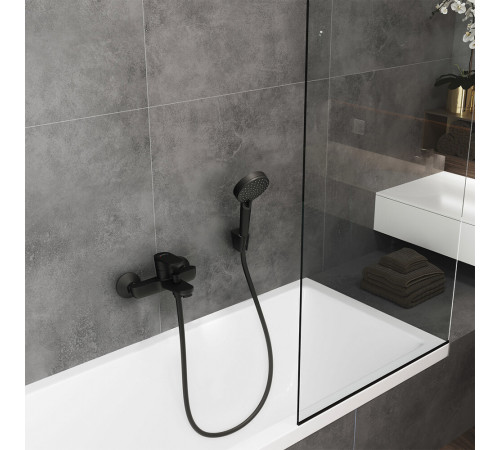 Смеситель для ванны Hansgrohe Vernis Blend черный однорычажный с коротким изливом без лейки (71440670) Смеситель для ванны Hansgrohe Vernis Blend черный однорычажный с коротким изливом без лейки (71440670)
