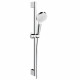 Комплект смесителей для ванны Hansgrohe Vernis хром с лейкой d100 мм со шлангом 1600 мм со стойкой 650 мм (10000001)