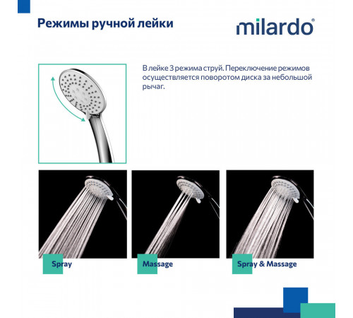 Смеситель для ванны Milardo Azure хром однорычажный с коротким изливом с лейкой (AZUSB00M02) Смеситель для ванны Milardo Azure хром однорычажный с коротким изливом с лейкой (AZUSB00M02)