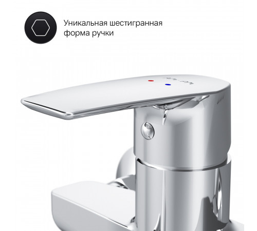 Смеситель для ванны AM.PM Gem хром однорычажный с длинным изливом без лейки (F90A90000) Смеситель для ванны AM.PM Gem хром однорычажный с длинным изливом без лейки (F90A90000)
