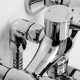 Смеситель для ванны WasserKraft Amper хром двухвентильный с длинным изливом с лейкой (2902L)
