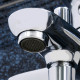 Смеситель для ванны WasserKraft Vils хром однорычажный с коротким изливом с лейкой (5601)
