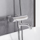 Смеситель для ванны термостатический Damixa Scandinavian Pure хром с коротким изливом без лейки