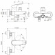 Смеситель для ванны Ideal Standard Ceraflex хром однорычажный с коротким изливом без лейки (B1740AA)
