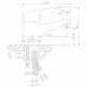 Смеситель для раковины Rossinka Y35 хром однорычажный (Y35-11)