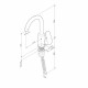 Смеситель для раковины AM.PM Like хром однорычажный с поворотным изливом (F8002700)