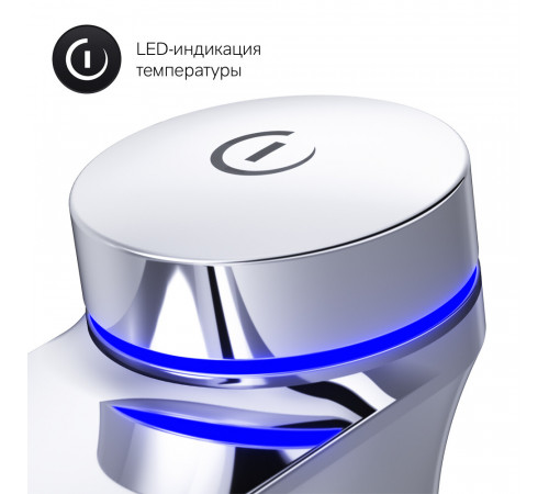 Смеситель для раковины AM.PM Inspire 2.0 хром нажимной с LED-индикацией (F50A02400) Смеситель для раковины AM.PM Inspire 2.0 хром нажимной с LED-индикацией (F50A02400)