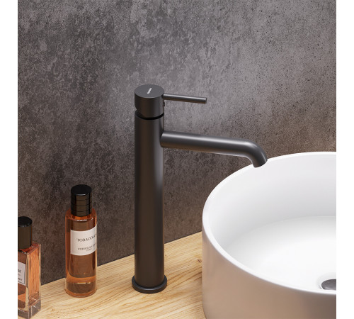 Смеситель для раковины высокий Damixa Scandinavian Pure черный однорычажный (360250300) Смеситель для раковины высокий Damixa Scandinavian Pure черный однорычажный (360250300)