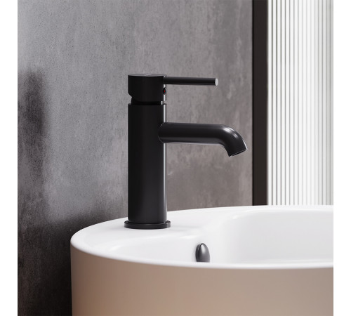 Смеситель для раковины Damixa Scandinavian Pure черный однорычажный (360210300) Смеситель для раковины Damixa Scandinavian Pure черный однорычажный (360210300)