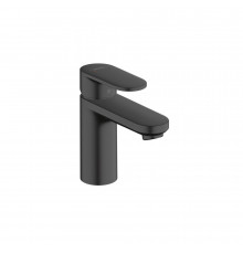 Смеситель для раковины Hansgrohe Vernis Blend черный однорычажный с донным клапаном (71551670)