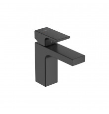 Смеситель для раковины Hansgrohe Vernis Shape черный однорычажный с донным клапаном (71561670)