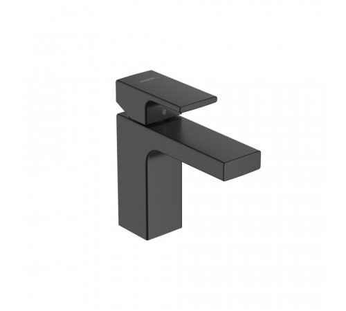 Смеситель для раковины Hansgrohe Vernis Shape черный однорычажный с донным клапаном (71561670) Смеситель для раковины Hansgrohe Vernis Shape черный однорычажный с донным клапаном (71561670)
