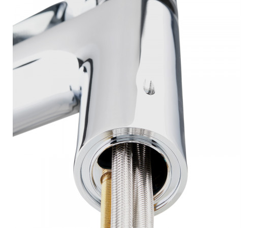 Смеситель для раковины Hansgrohe LogisE хром однорычажный с донным клапаном (71161000) Смеситель для раковины Hansgrohe LogisE хром однорычажный с донным клапаном (71161000)