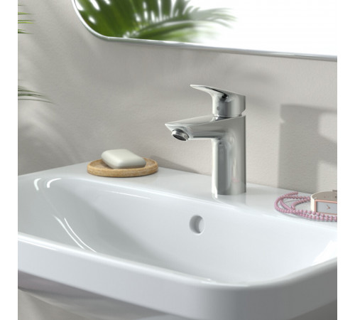 Смеситель для раковины Hansgrohe Logis хром однорычажный (71101000) Смеситель для раковины Hansgrohe Logis хром однорычажный (71101000)