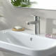 Смеситель для раковины Hansgrohe Logis хром однорычажный (71101000)