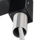 Смеситель для раковины Hansgrohe Vernis Shape черный однорычажный с донным клапаном (71560670)