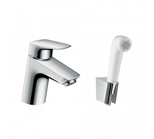 Смеситель для раковины с гигиеническим душем Hansgrohe Logis хром однорычажный (71290000) Смеситель для раковины с гигиеническим душем Hansgrohe Logis хром однорычажный (71290000)