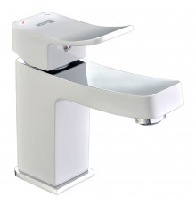 Смеситель для раковины WasserKraft Aller белый однорычажный (1063W)