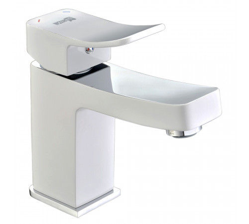 Смеситель для раковины WasserKraft Aller белый однорычажный (1063W) Смеситель для раковины WasserKraft Aller белый однорычажный (1063W)
