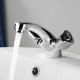 Смеситель для раковины WasserKraft Amper 2903 хром двухвентильный (2903)