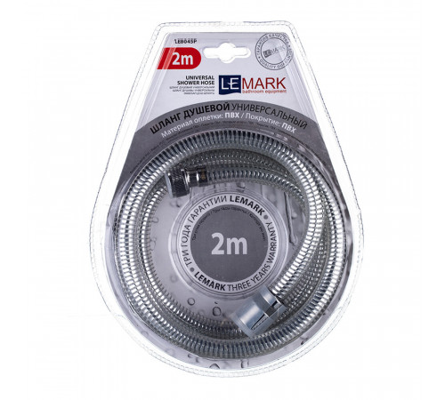 Шланг для душа Lemark 2000 мм прозрачный ПВХ (LE8045P) Шланг для душа Lemark 2000 мм прозрачный ПВХ (LE8045P)