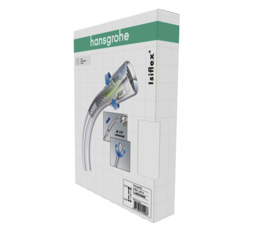 Шланг для душа Hansgrohe Isiflex 1250 мм пластиковый черный (28272670) Шланг для душа Hansgrohe Isiflex 1250 мм пластиковый черный (28272670)