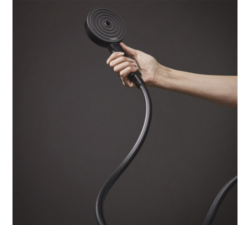 Шланг для душа Hansgrohe Isiflex 1250 мм пластиковый черный (28272670) Шланг для душа Hansgrohe Isiflex 1250 мм пластиковый черный (28272670)