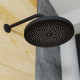 Держатель для верхнего душа Iddis Built-in Shower Accessories 350 мм настенный латунь черный (001BB35i61)