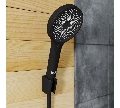 Держатель для лейки Iddis Shower Holder c регулировкой наклона пластик черный (080BL00i53) Держатель для лейки Iddis Shower Holder c регулировкой наклона пластик черный (080BL00i53)