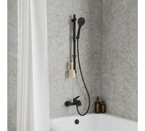 Штанга для душа Milardo Ideal Spa 700 мм без мыльницы металл черный (ILS70B0M17) Штанга для душа Milardo Ideal Spa 700 мм без мыльницы металл черный (ILS70B0M17)