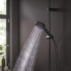 Лейка для душа Hansgrohe Pulsify d105 мм 1 режим без шланга пластик черная (24120670)