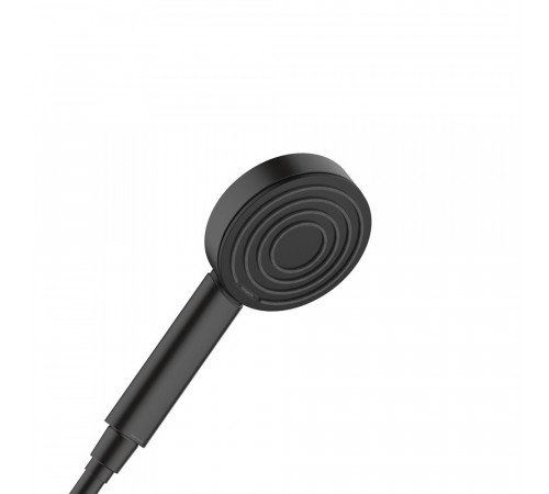 Лейка для душа Hansgrohe Pulsify d105 мм 1 режим без шланга пластик черная (24120670) Лейка для душа Hansgrohe Pulsify d105 мм 1 режим без шланга пластик черная (24120670)