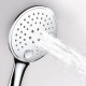 Лейка для душа WasserKraft d120 мм 3 режима без шланга пластик хром (A060)