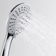 Лейка для душа WasserKraft d100 мм 3 режима без шланга пластик хром (A002)