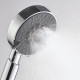 Лейка для душа WasserKraft d100 мм 5 режимов без шланга пластик хром (A036)