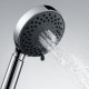 Лейка для душа WasserKraft d103 мм 5 режимов без шланга пластик хром (A032)