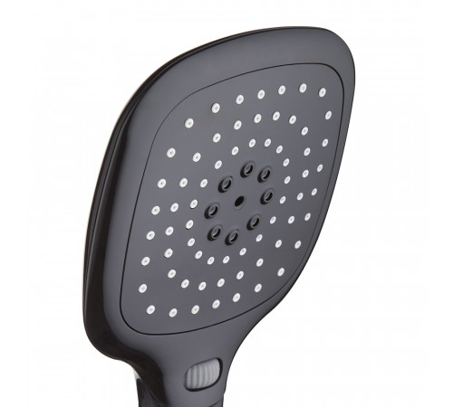 Лейка для душа Lemark 110х110 мм 3 режима без шланга пластик черная (LM1013Black) Лейка для душа Lemark 110х110 мм 3 режима без шланга пластик черная (LM1013Black)