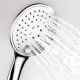 Лейка для душа WasserKraft d120 мм 3 режима без шланга пластик хром (A060)