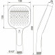 Лейка для душа ARGOtech Petra 130х130 мм 3 режима без шланга пластик хром/черная (AGD 20.1315 B)
