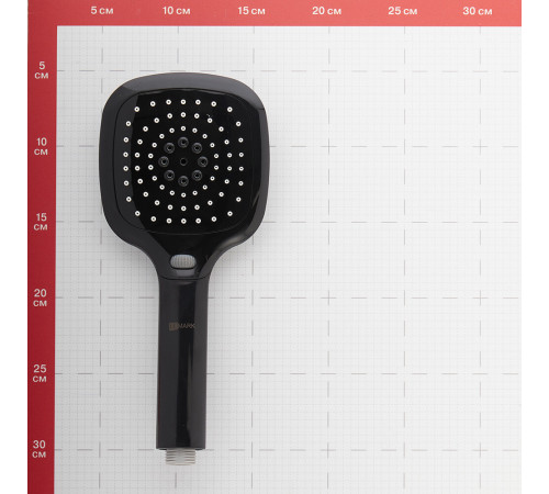 Лейка для душа Lemark 110х110 мм 3 режима без шланга пластик черная (LM1013Black) Лейка для душа Lemark 110х110 мм 3 режима без шланга пластик черная (LM1013Black)