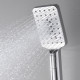 Лейка для душа WasserKraft 70х255 мм 3 режима без шланга пластик хром (A126)