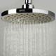 Лейка для верхнего душа WasserKraft d200 мм пластик хром (A029)
