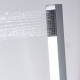 Лейка для душа WasserKraft 25х215 мм 1 режим без шланга латунь хром (A106)