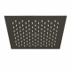 Лейка для верхнего душа WasserKraft 250х250 мм металл графит (A200)