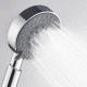 Лейка для душа WasserKraft d100 мм 5 режимов без шланга пластик хром (A036)
