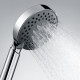 Лейка для душа WasserKraft d103 мм 5 режимов без шланга пластик хром (A032)