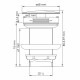Донный клапан WasserKraft клик-клак 1 1/4 золото (A248)